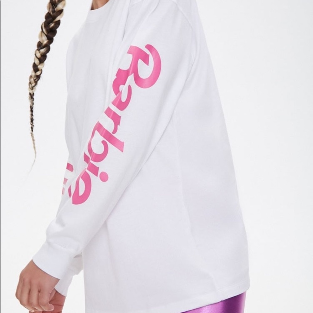 Zara x Barbie long sleeve t-shirt, size S
